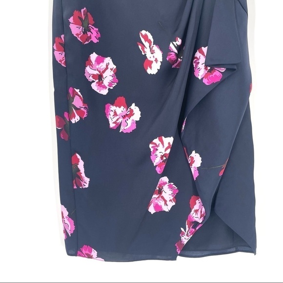 JOIE Alphina Front-Drape Floral-Print Knee-Length Skirt NWT - Picture 5 of 9